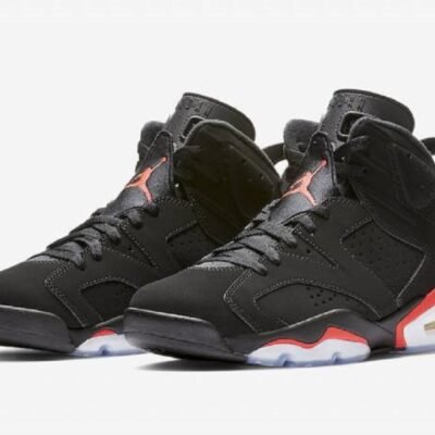 Tenis Nike Air Jordan 6 Retro Black Infrared Hombre Originales