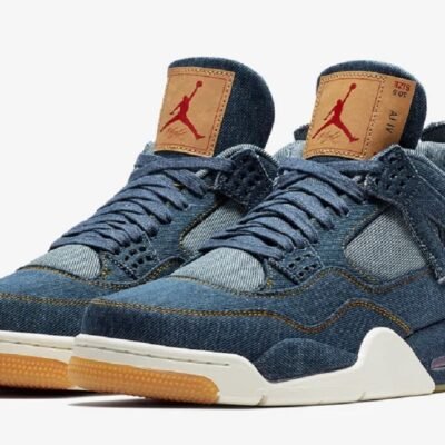 Tenis Nike Air Jordan 4 Retro X Levi’s Denim Hombre Originales