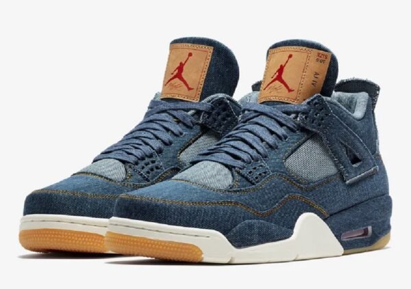Tenis Nike Air Jordan 4 Retro X Levi's Denim Hombre Originales