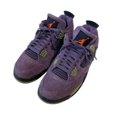 Tenis Air Jordan 4 Retro Canyon Purple Mujer Originales
