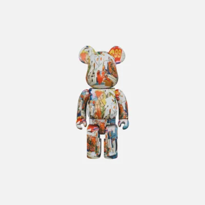 Figura BE@RBRICK Andy Warhol × JEAN-MICHEL BASQUIAT  400% Original
