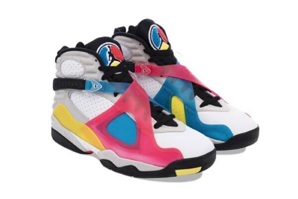 a pair of colorful shoes