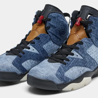 Tenis Nike Air Jordan 6 Retro Washed Denim Hombre Originales
