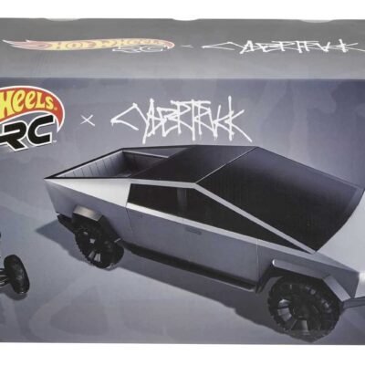 Camioneta de Control Remoto Hot Wheels Cybertruck con Cyberquad