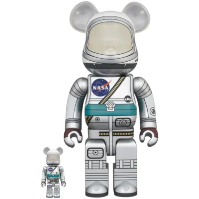 Figura BE@RBRICK Project Mercury Astronaut 400% + 100% Original
