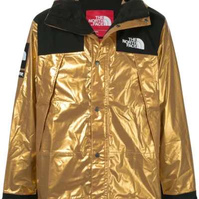 Chamarra Supreme The North Face Parka Metalizada Dorada
