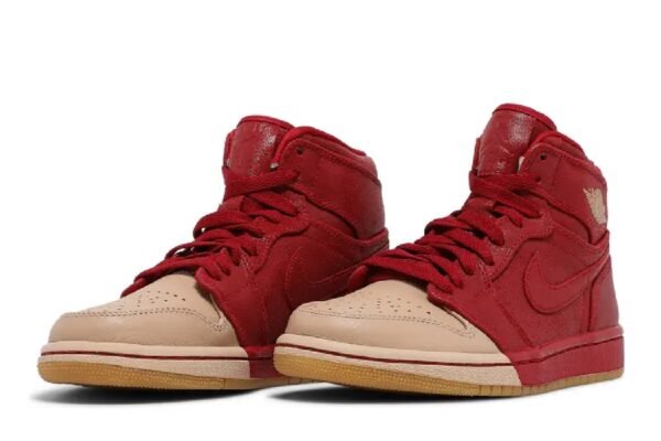 Tenis Nike Air Jordan 1 Retro High Premium Dipped Toe - Red Mujer Originales