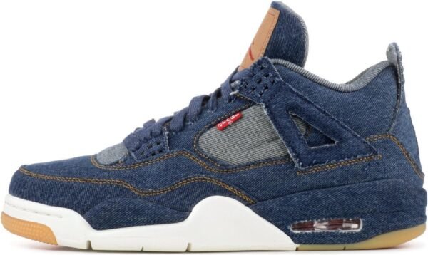 Tenis Nike Air Jordan 4 Retro X Levi's Denim Hombre Originales - Image 2