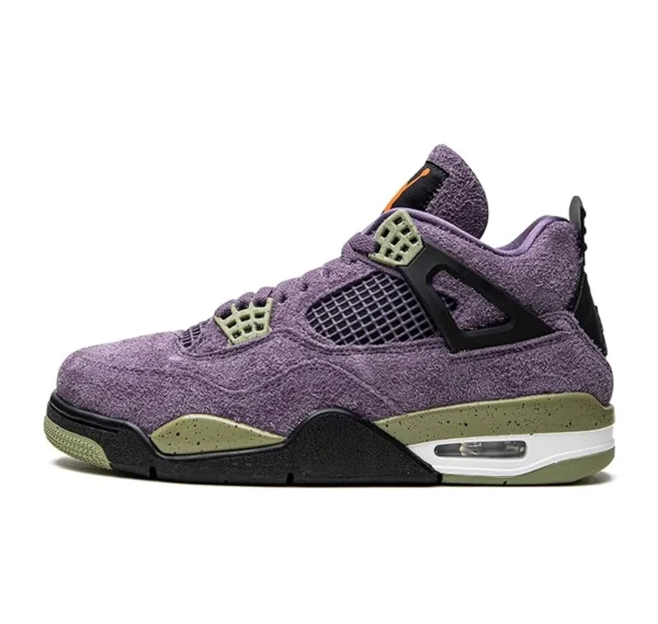 Tenis Air Jordan 4 Retro Canyon Purple Mujer Originales - Image 2