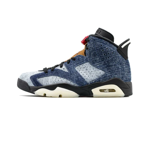 Tenis Nike Air Jordan 6 Retro Washed Denim Hombre Originales - Image 2