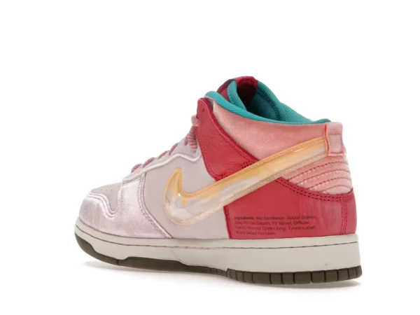 Tenis Nike Dunk Mid Social Status Strawberry Milk Hombre Originales - Image 2