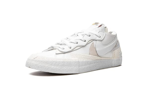 Tenis Nike Blazer Low/Sacai White Patent Leather Hombre Originales - Image 2