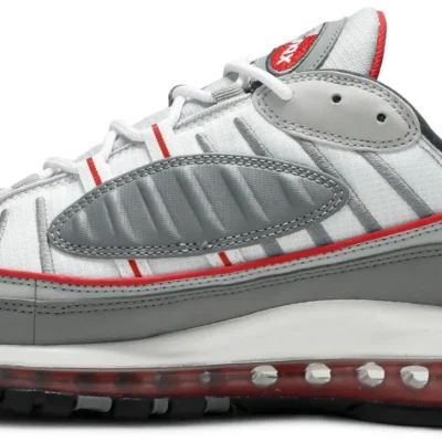 Tenis Nike Air Max 98 ‘Particle Grey Red’ CI3693-001