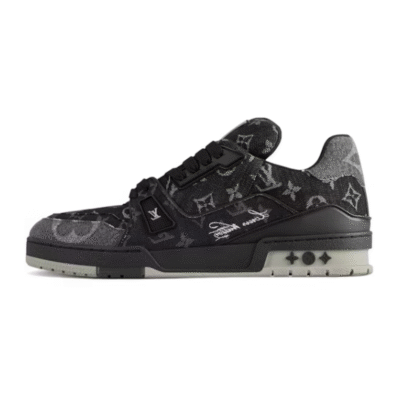 Louis Vuitton LV TrainerBlack Monogram Denim