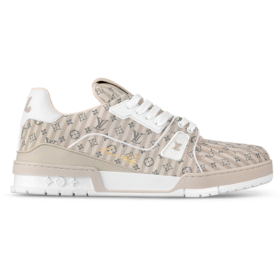 Louis Vuitton Trainer Beige Stripe Monogram