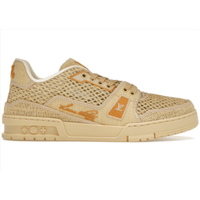 Louis Vuitton LV Trainer Beige Raffia