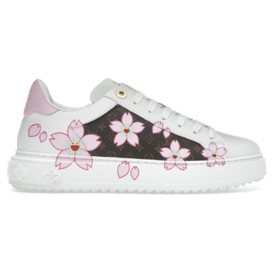 Louis Vuitton x Takashi Murakami Timeout Sneaker Cherry Blossom White
