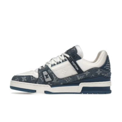 Louis Vuitton LV Trainer Monogram Denim White Blue