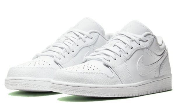 Tenis Nike Air Jordan 1 Low 'Triple White' - Image 3