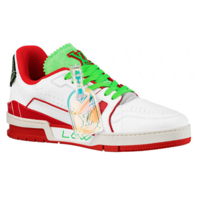 Louis Vuitton Trainer Neon Red