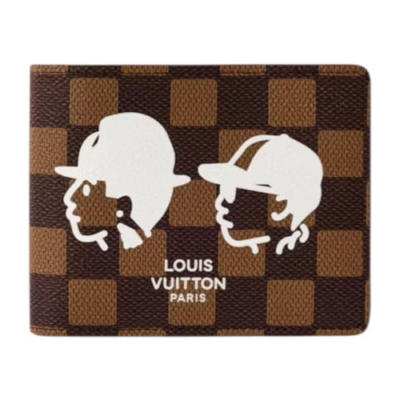 Louis Vuitton x Takashi Murakami Cherry Capucines Compact Wallet Black