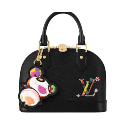Bolsa Louis Vuitton M13670 Louis Vuitton x Takashi Murakami Alma – BB Black